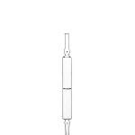 1ml clear borosilicate glass ampoule medical cosmetic use
