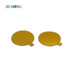 Gold Paper Disposable Cake Board Eco Friendly 97*83mm Food Grade