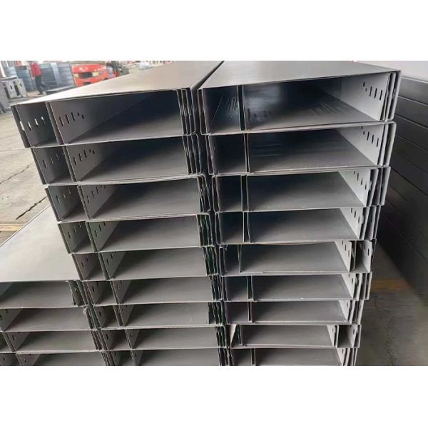 50mm Cable Tray Trough Hot Dipped Galvanized Fire Resistance