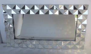 China Diamond Frameless 3D Wall Mirror For Home Decorative 162 * 90cm Size wholesale