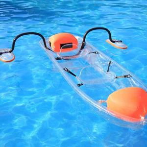 China Polycarbonate Canoe Kayak Fishing , Lake / River Fishing Boats Easy Carrying wholesale