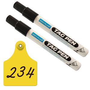 China Ear Tag Marker Pen Waterproof Writing Long Lasting And Not Fade For Livestock Ear Tags wholesale