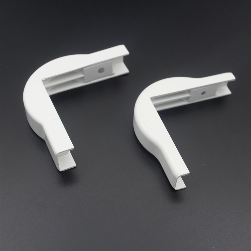 ABS Fiber Optic Plastic Accessories Cable Wiring Right Bending Angle Wall Tube Cable Clip