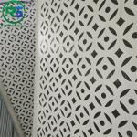 Artistic Aluminum laser cutting Aluminum Perforated Panels CNC Carved Exterior