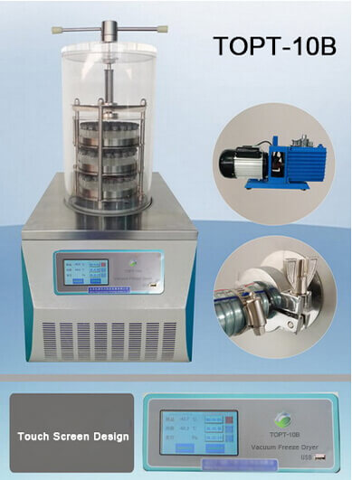 Vacuum Small Freeze Dryer Machine Laboratory CE ISO SGS