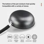 Amazon Hot Selling Cooking Kitchen Metal Pan Cookware Wok Pan Cast Iron Non