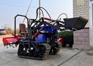 China Compact 35 Hp Crawler Tractor Agricultural Equipment With Front Loader Bucket wholesale