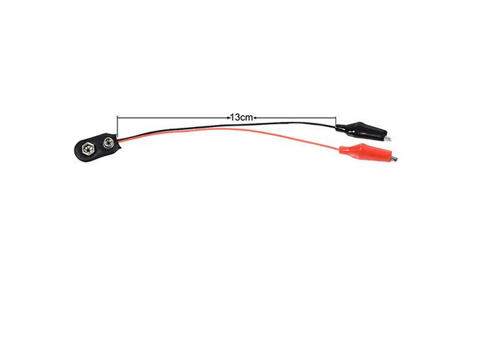 9V Snap Battery Button Alligator Clips Electronic Components Batteries Connector