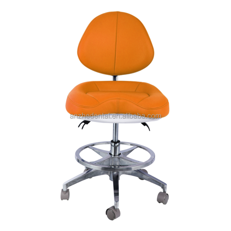 Dentist Assistant Stool Factory Assistant Stool for Dentist Medical Office Micro Fiber Leather Dentist Chair