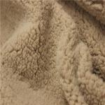 100 Polyester Sherpa Fur Fabric Anti - Static 160gsm~360gsm Gram