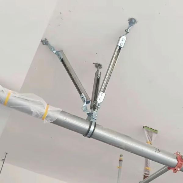 Durability Weatherproof Anodized Seismic Brace For Pipe Aluminum Seismic Bracket