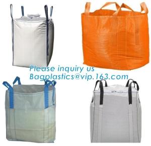 China U-type competitive price 100% PP breathable bulk big woven fibc bags mesh jumbo bag for firewood potato, BAGPLASTICS wholesale