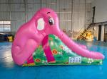 Elephant Themed 3.5x1.8x2.5m Inflatable Water Slides Digital Printing Water Jump