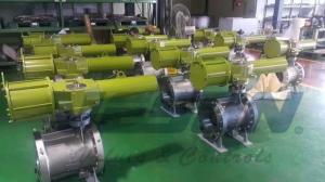 China OEM Scotch Yoke Pneumatic Actuator Spring Return Type Aluminium Alloy Material wholesale