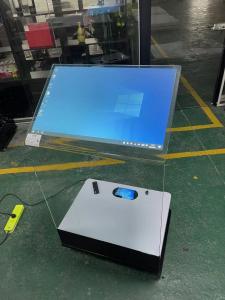 China 30inch 3300 Lumen Touch Projector Kiosk Holo Rear Projection Film wholesale
