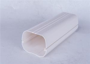 China Green Level PVC Extrusion Profiles , Customized Plastic Wiring Duct wholesale
