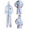 Buy cheap White Anti Virus Sterile Disposable Protective Coverall for Food Processing from wholesalers