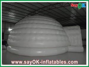 China Domed Inflatable Igloo Waterproof Oxford Cloth Inflatable Air Tent White 10m Customed CE wholesale