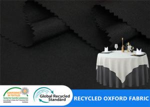 China Polyester Plain 300D Oxford Recycled PET Fabric Tent Tablecloth Bag Fabric wholesale