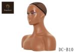 Pvc Personal Use Mannequin Head With Shoulders adult size Human Skin