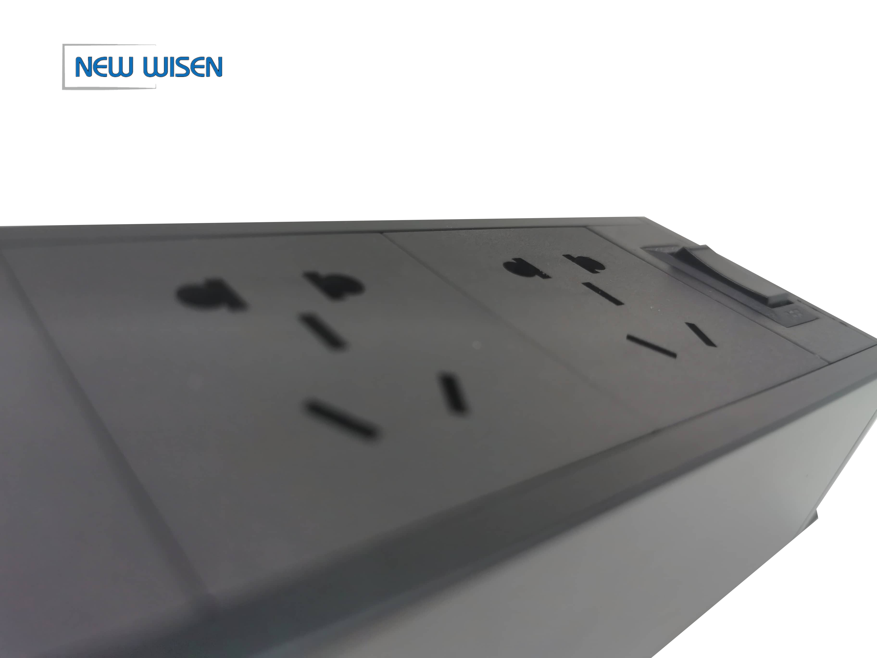 Electric Desk Clamp Under Table Mount Power Strip Outlet Retractable