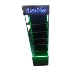 Floor Mounted Top Acrylic Display Rack LED Display Stand For Electronic Products