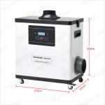 Digital Nail Salon Fume Extractor Machine , Beauty nail salon source capture