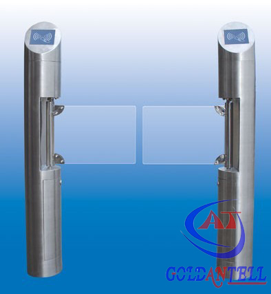 Column Manual Single Direction Swing Barrier Gate , Supermarket Arm Barrier