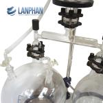 laboratory distillation column double effect vacuum evaporator