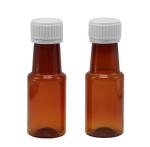 70ml PET Amber Maple Cough Syrup Oral Liquid Bottle Container for Liquid