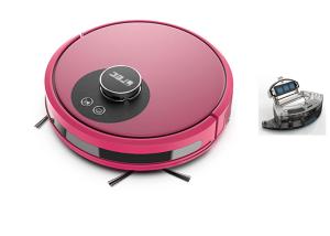 China Super Slim Robot Floor Mop Cleaner with Super size Dustbin Easy Vacuuming Mopping 3200AMH Battery wholesale