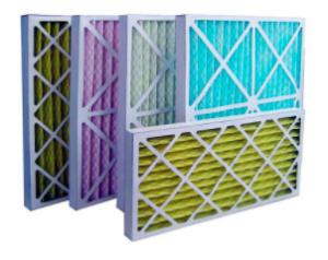 China G4 Pre Air Handler Filters Folded Cardboard Panel Primary Air Filter wholesale