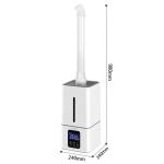 Disinfectant Portable 13L Intelligent Ultrasonic Humidifier for Factory Office
