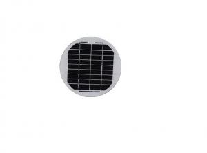 China Round Poly Solar Electric Panels For LED Garden Light  , Floor Lights wholesale