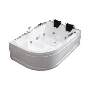 China Round Acrylic Whirlpool Bathtub With Waterfall And Air Massage wholesale