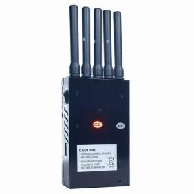 China WIFI bluetooth jammers | 5 Bands Handheld 3G Cell Phone Jammer, GPS Jammer, Wifi Jammer wholesale