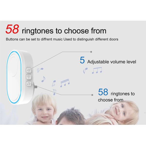 85dB 300mAh 433.92MHz Doorbell Security Alarm System APP Control