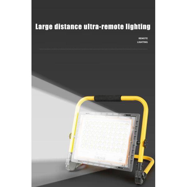 High-Power Portable Charging Floodlight Adjustable Emergency Lighting Camping, Construction Sites, Home Use