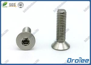 China M4 x 35mm DIN 7991 Stainless Steel 316 Flat Socket Head Cap Screw wholesale