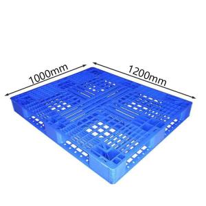 China 1200X1000 Warehouse 600Kg Dynamic polyethylene plastic skids Virgin HDPE Pallets wholesale