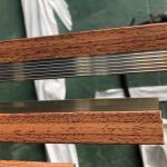 Wooden Grain Aluminum Floor Trim High Corrosion Resistance Edge Connective Trim