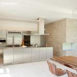 Wholesale Price 304 Stainless Steel Kitchen Cabinets Modern Wooden White High