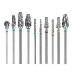 Dental Lab Use Tungsten Carbide Burs 10pcs/Set Dental Carbide Drill Kit For