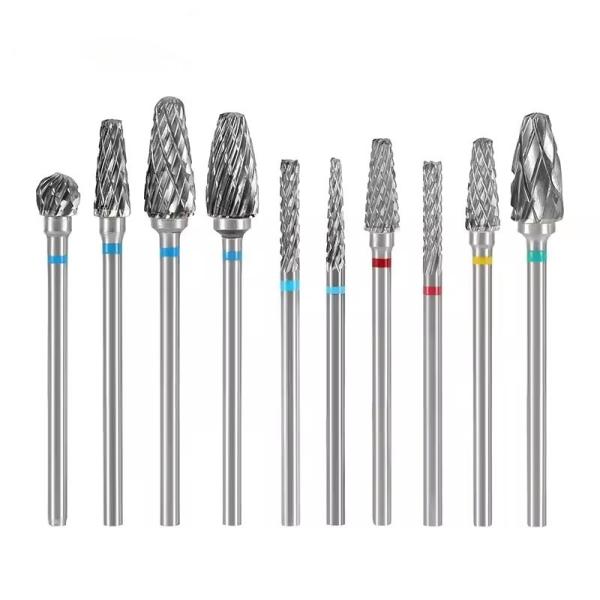 Dental Lab Use Tungsten Carbide Burs 10pcs/Set Dental Carbide Drill Kit For