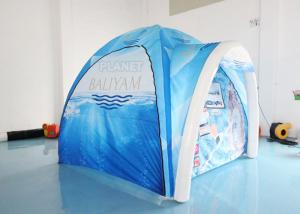 China Blue Air Arch Dome 0.4mm Plato Advertising Inflatable Tent wholesale