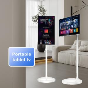 China Qtenboard 27 32 Inch Portable Smart TV Touch Screen Smart TV Android 13 Rechargeable Portable TV Tablet wholesale