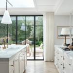 Custom North American Kitchen Furniture Classic Flat Pack Glossy Solid Wood