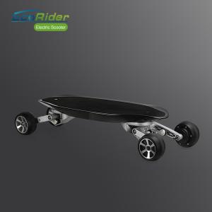China 1000W 36V 4 Wheels Brushless Electric Skateboard Carbon Fiber 5 Inch Solid Tire wholesale