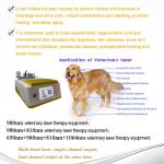 Animal Wound Recovery Diode Laser Surgical Treatment Machine 980nm Veterinary