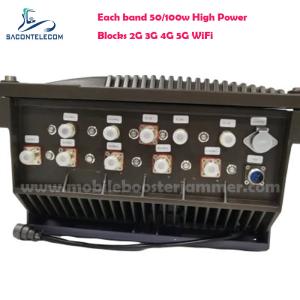 China 250w Prison Cell Phone Jammers VSWR 10 Channels Waterproof Signal Blocker wholesale